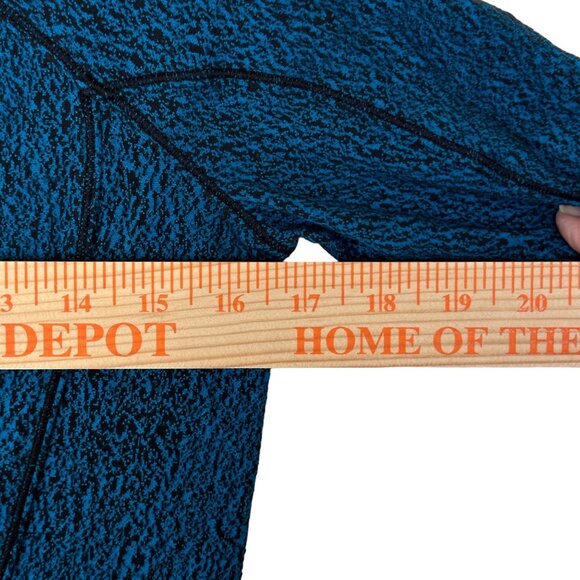 Lululemon Rush Hour Running Luon Spray Jacquard Shocking Blue Rulu 4 Pullover - Picture 9 of 11